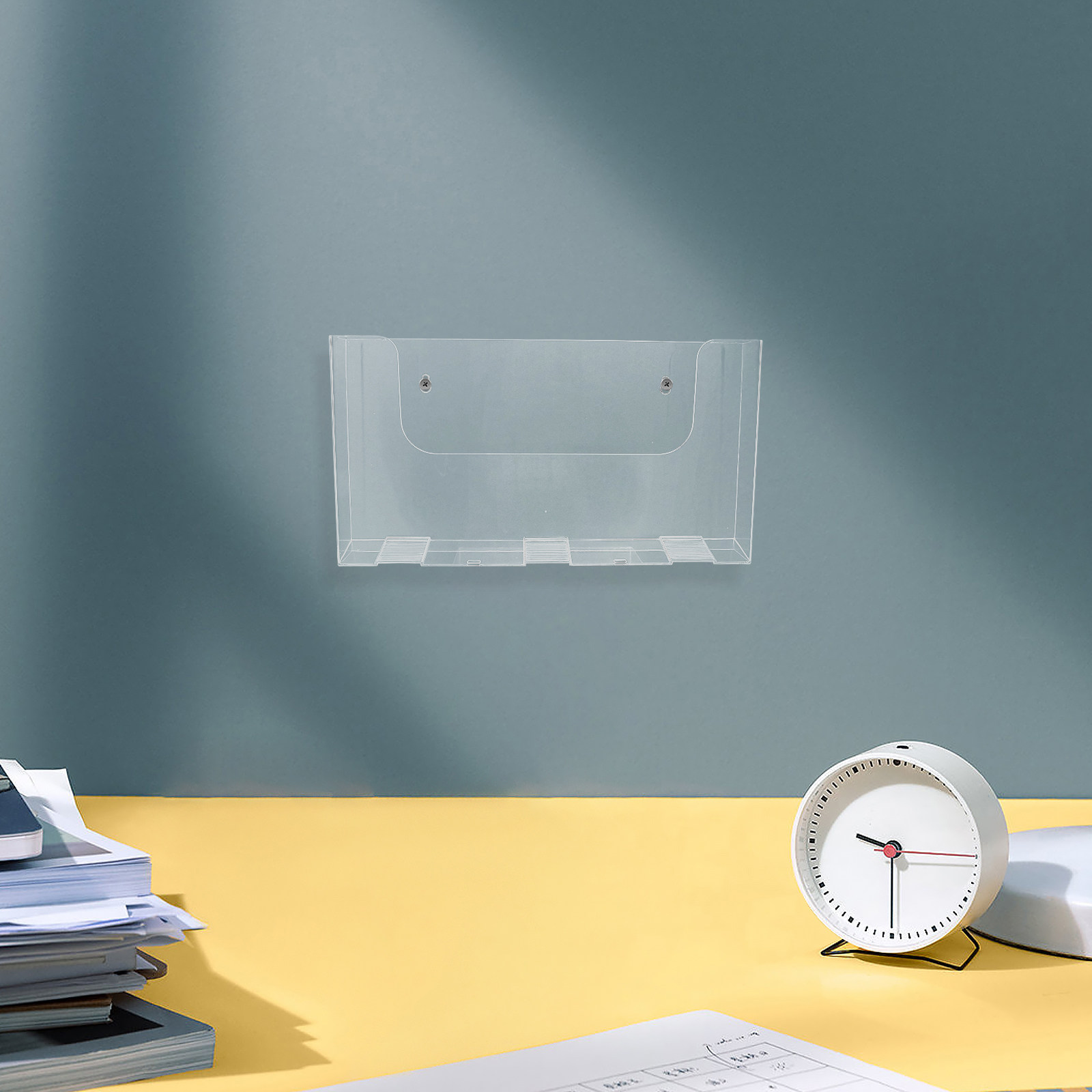 Magazine Holder Rack - Soporte de acrílico para archivos montado