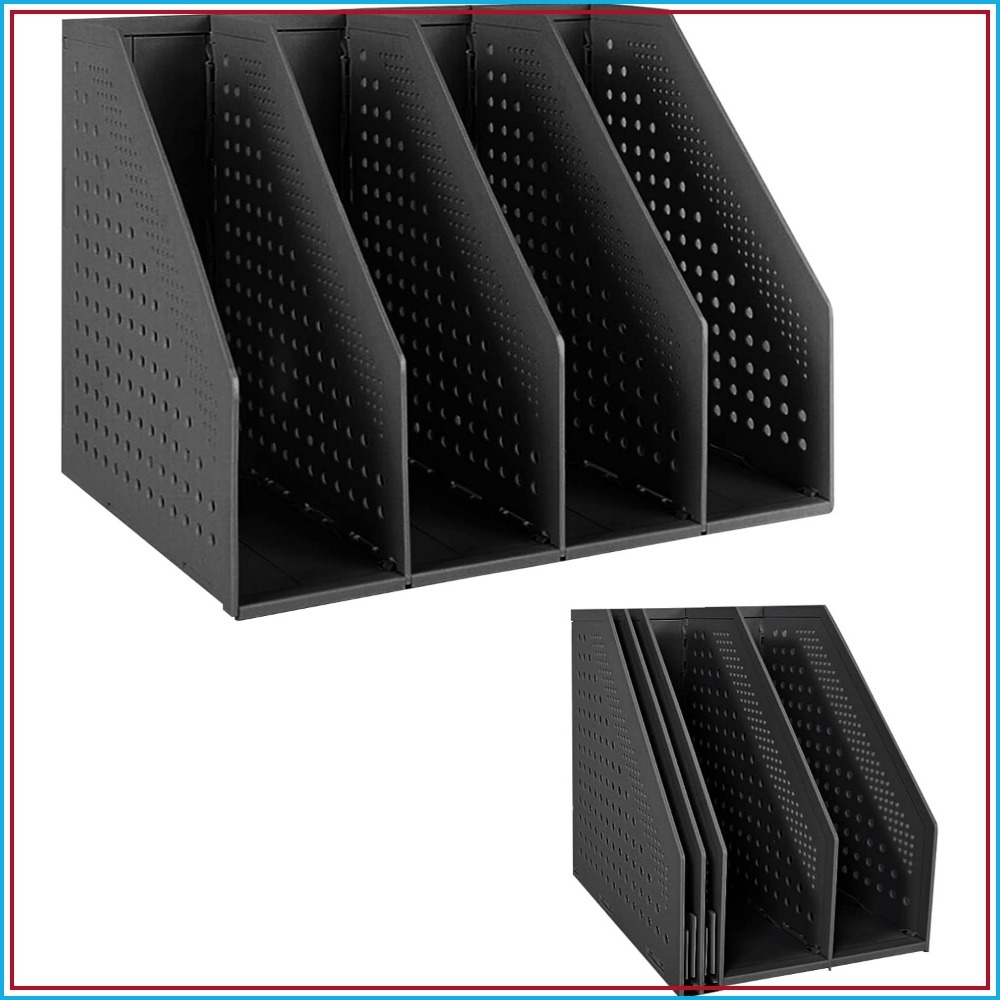 Magazine Holder Rack - Organizador de Archivos Plegable de Plástico