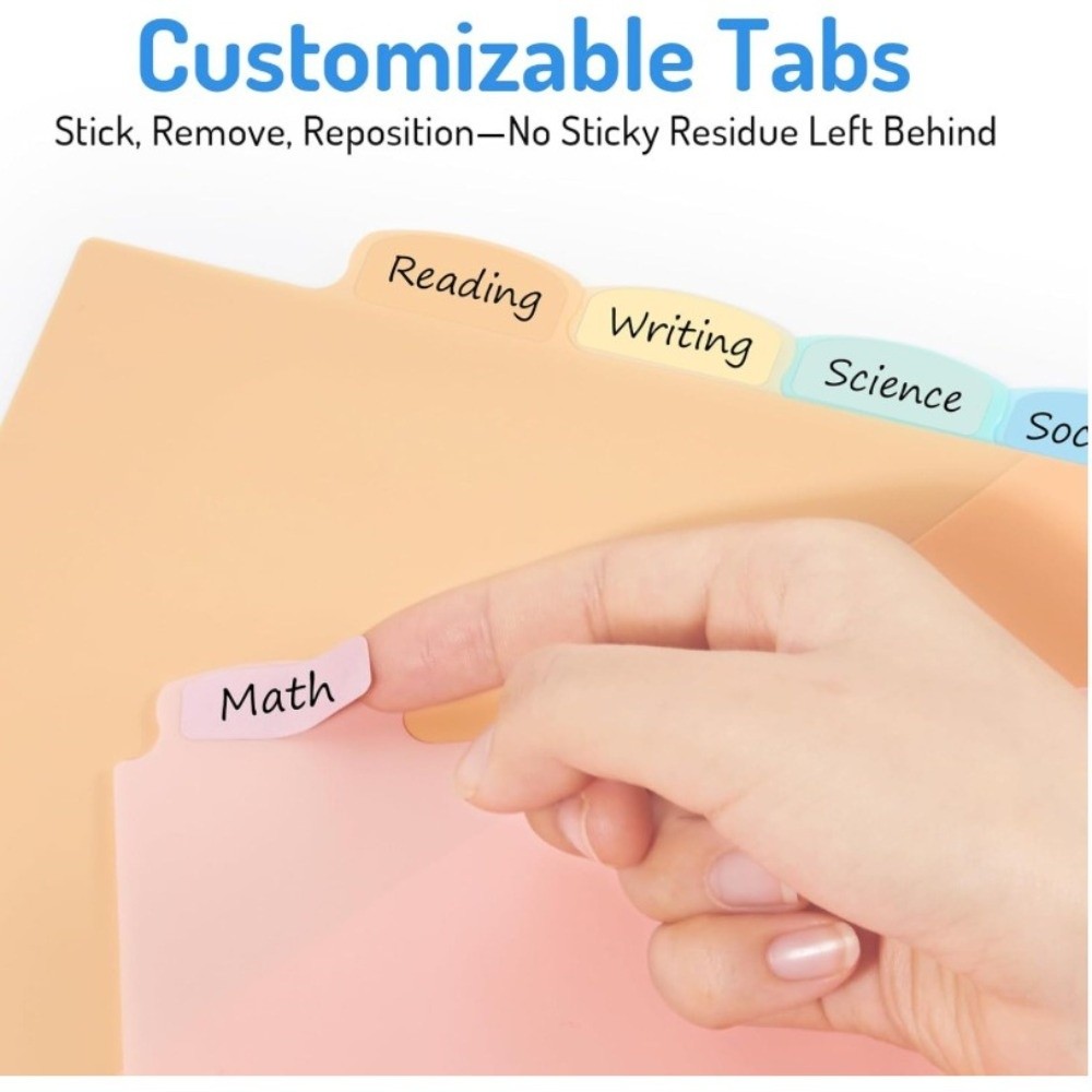 Separadores Transparentes y Du - Tab Divider A4 reseña y precio