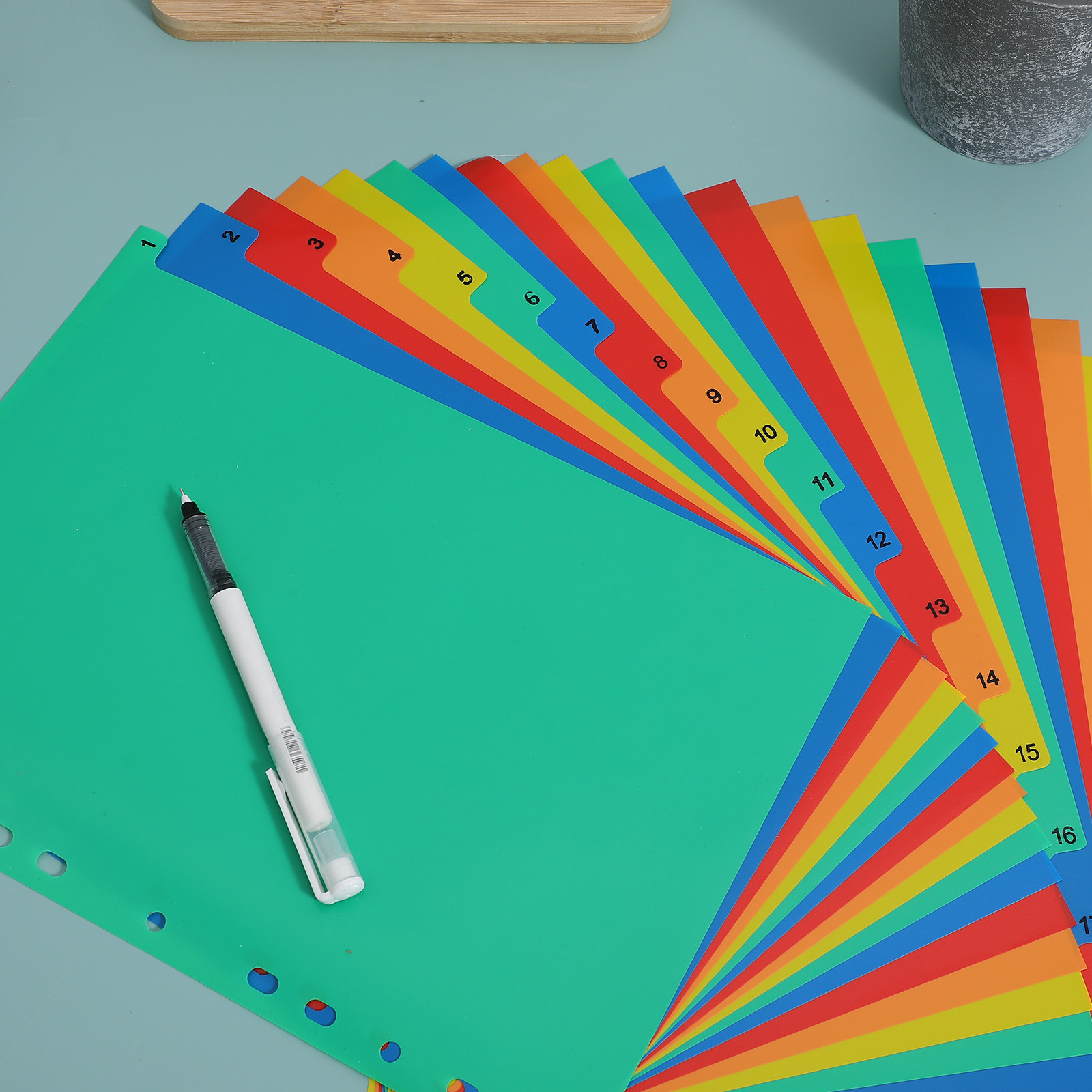 Separadores de pestañas de plá - Tab Divider A4 reseña y precio