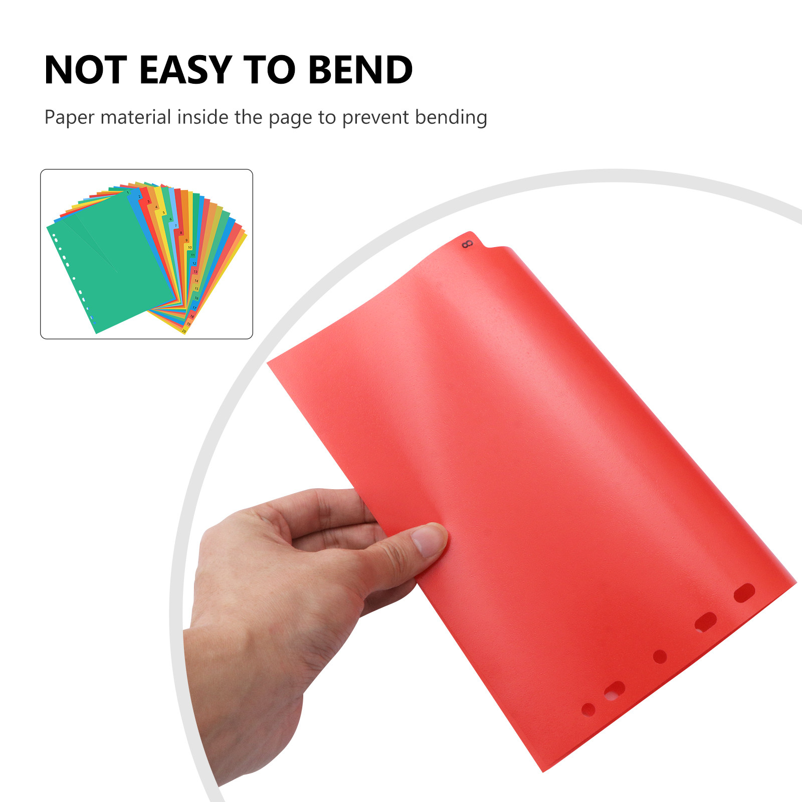 Separadores de pestañas de plá - Tab Divider A4 reseña y precio