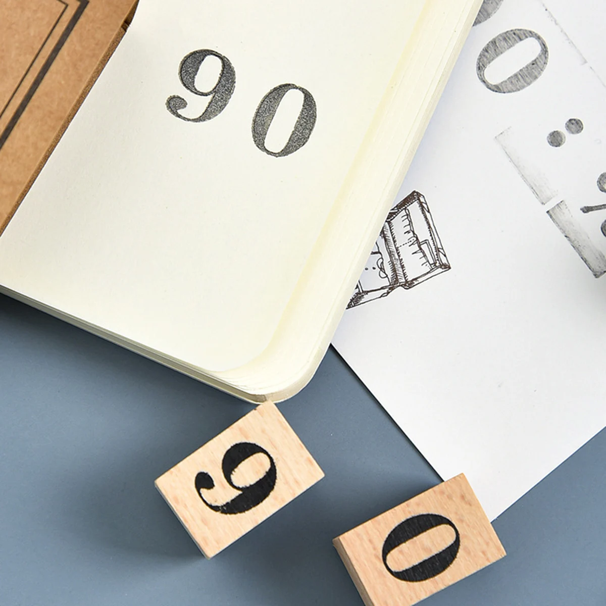 Sello de Fecha de Madera y Gom - Rubber Date Stamp reseña y precio