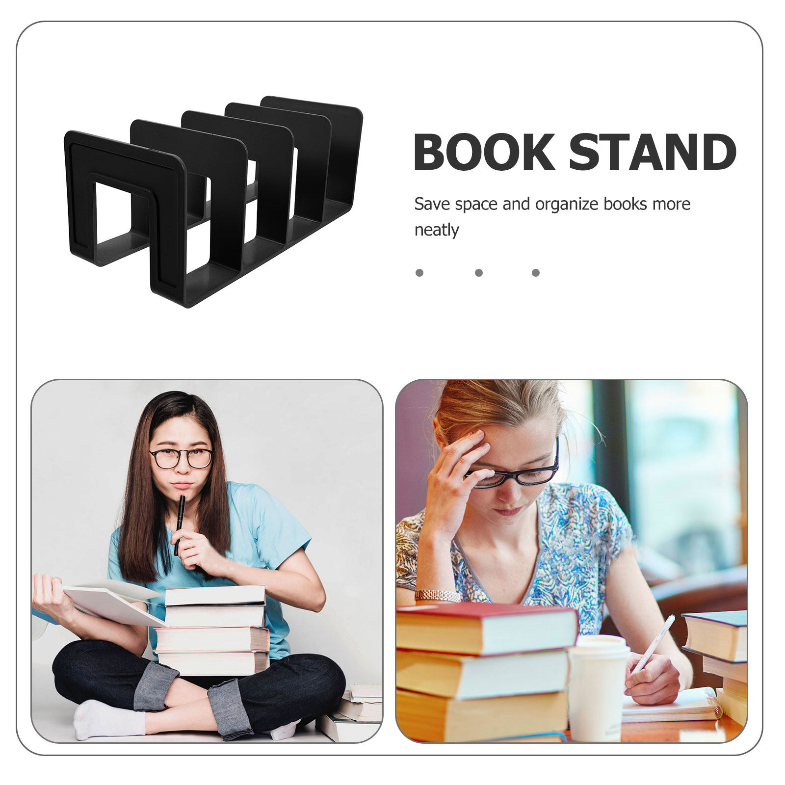 Soporte para Libros, Organizad - Magazine Holder Rack reseña y precio