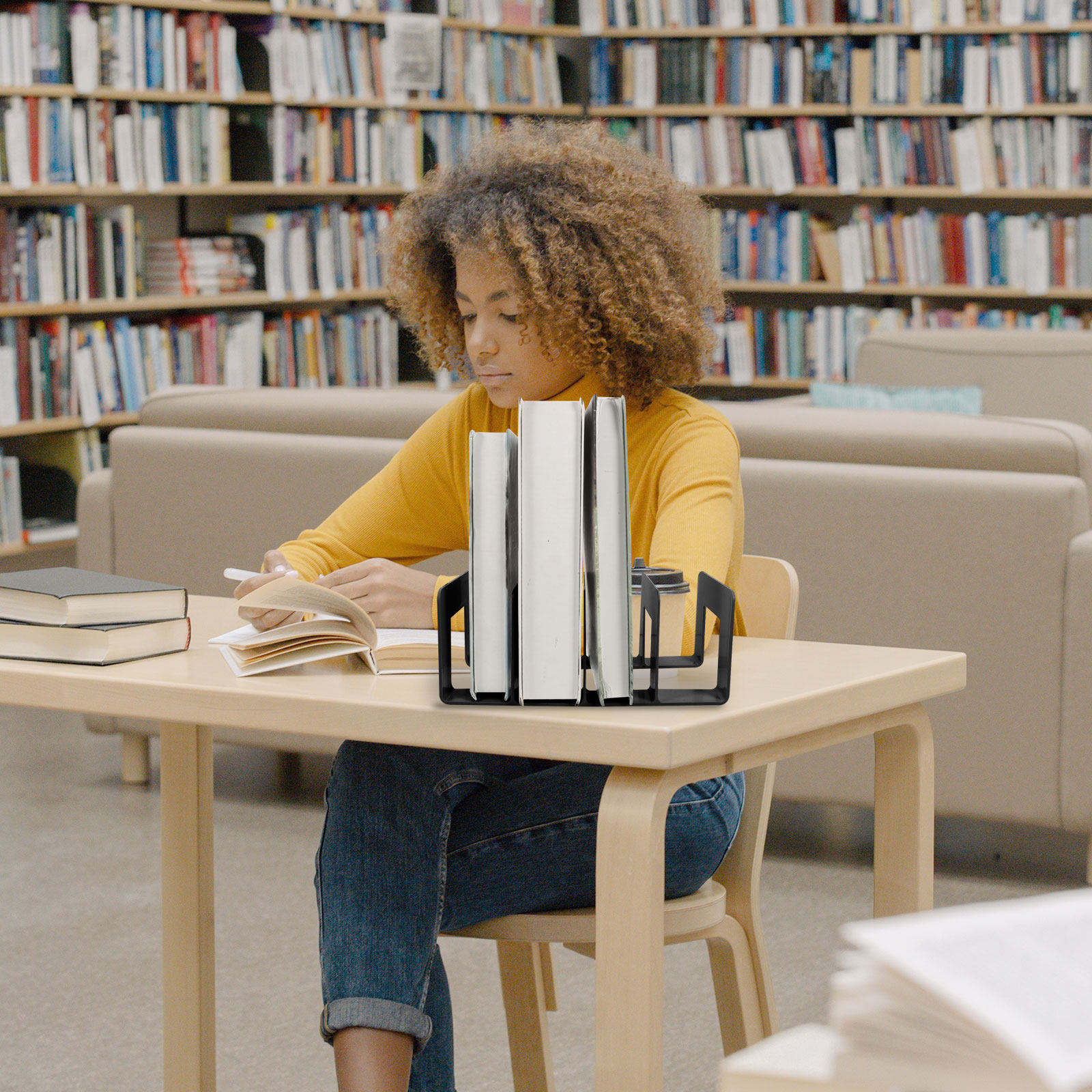 Soporte para Libros, Organizad - Magazine Holder Rack reseña y precio
