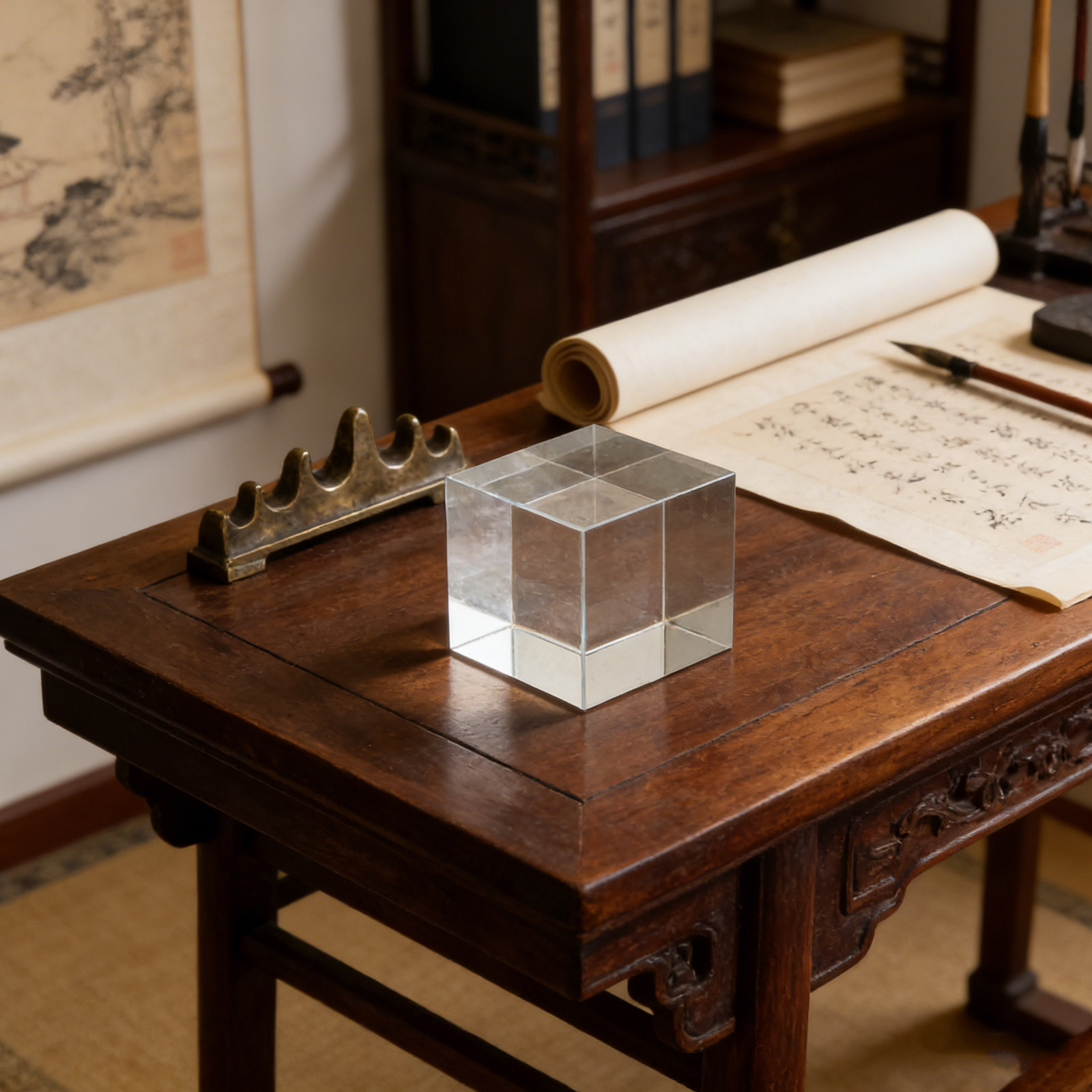 Pisapapeles de Cristal Cuadrad - Book Weight Glass reseña y precio