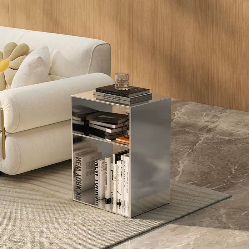 Mesa de Centro de Acero Inoxid - Magazine Holder Rack reseña y precio