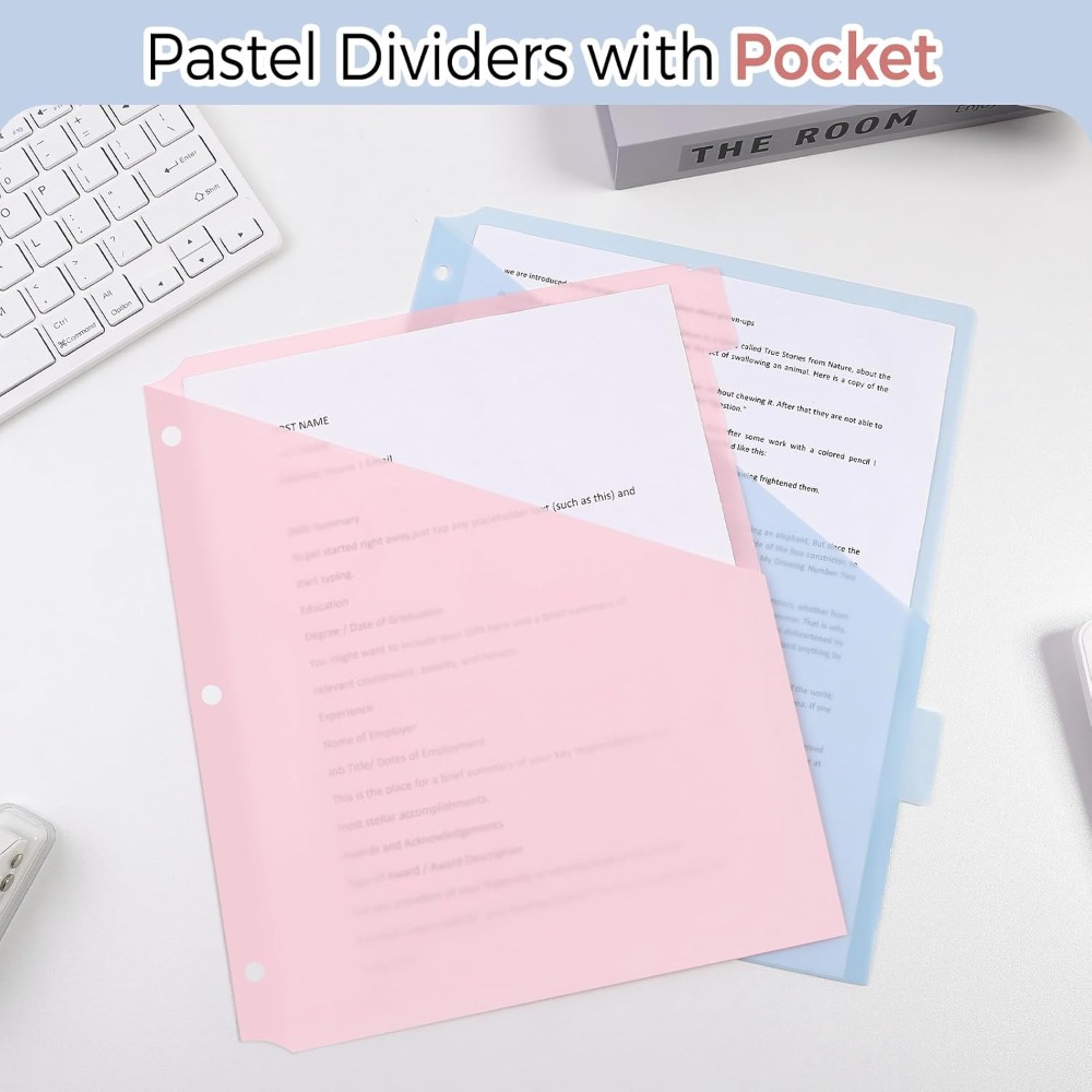 8 Separadores de Carpeta A4 en - Tab Divider A4 reseña y precio