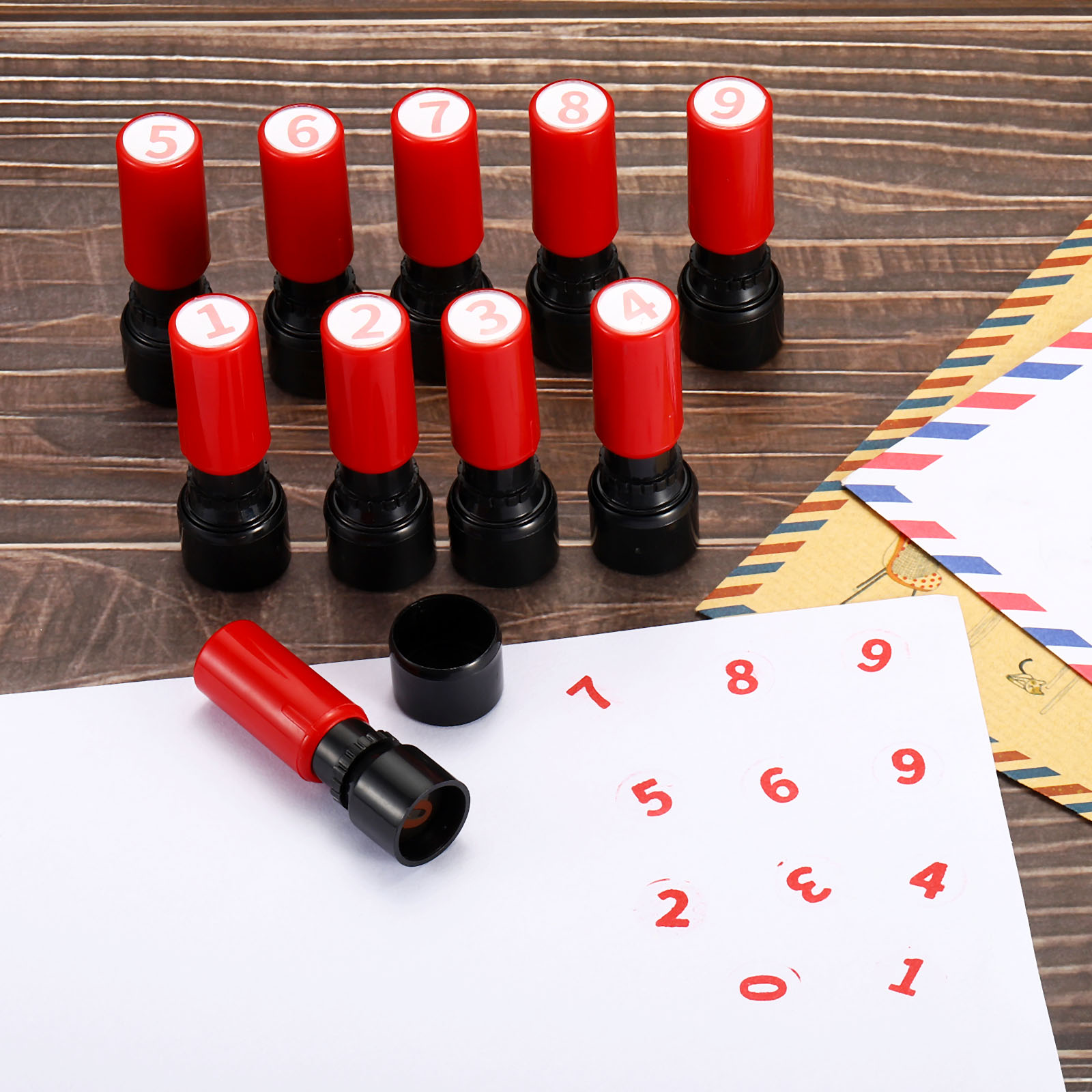 Sellos Numerados Autoentintabl - Rubber Date Stamp reseña y precio